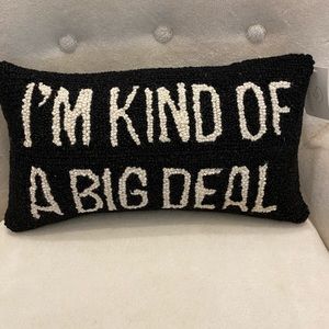 Textured Statement Accent Pillow SM Rectangular